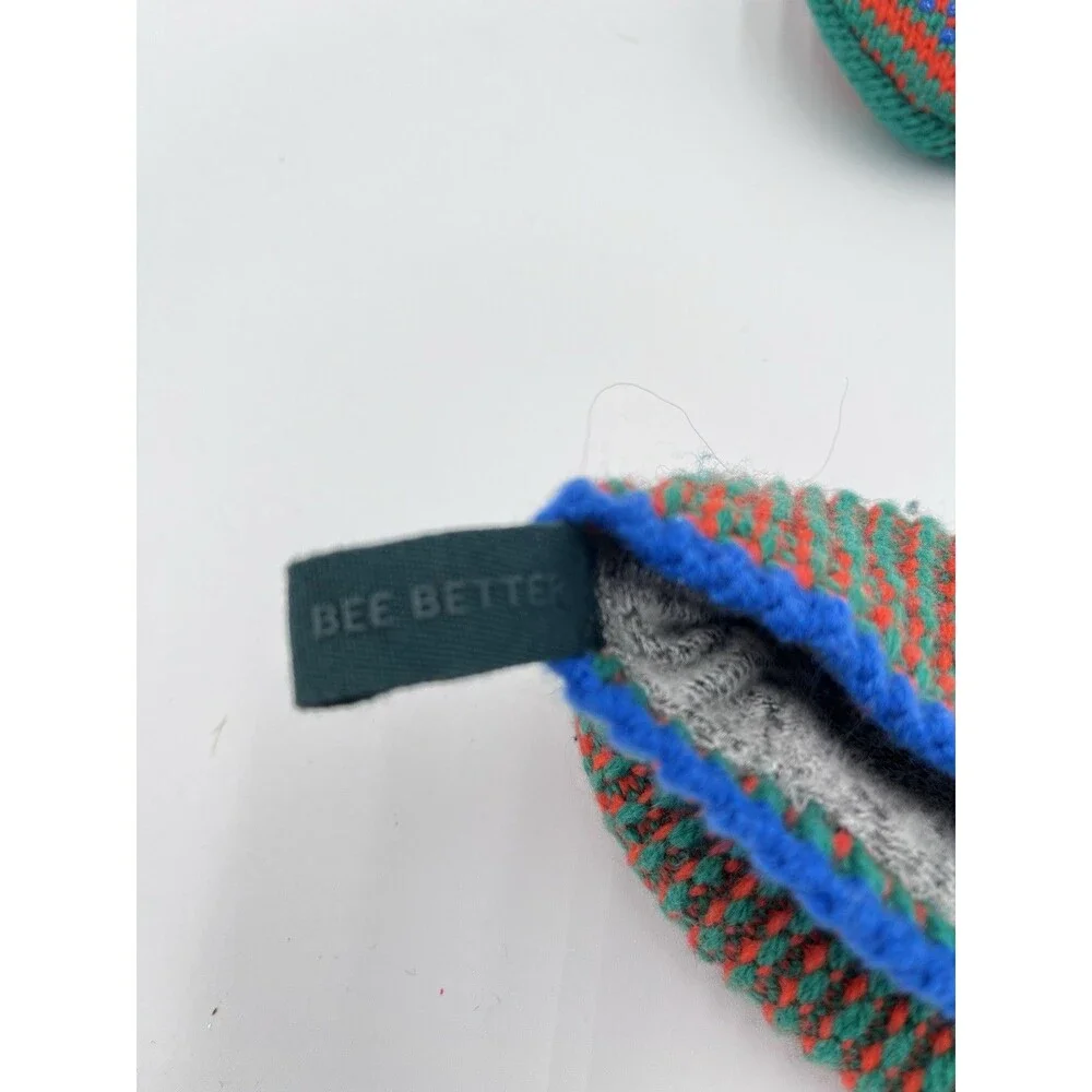 Bombas Gripper Slipper Grippy Socks Green Red Tiger Toddler 5-7 BEE BETTER NWOT